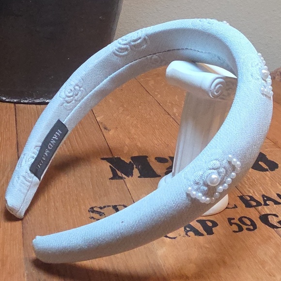 New Pearl Embellished Jeweled  Headband Romantic Feminine Luxe Bridal